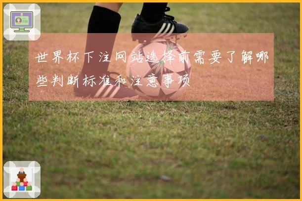 世界杯下注网站选择前需要了解哪些判断标准和注意事项