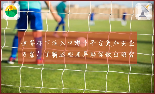 世界杯下注入口哪个平台更加安全可靠？了解这些差异助你做出明智选择